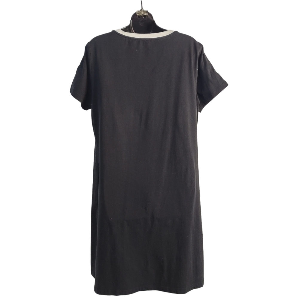 Calvin Klein Women's Black Shirt Dress Size L - Picture 2 of 8
